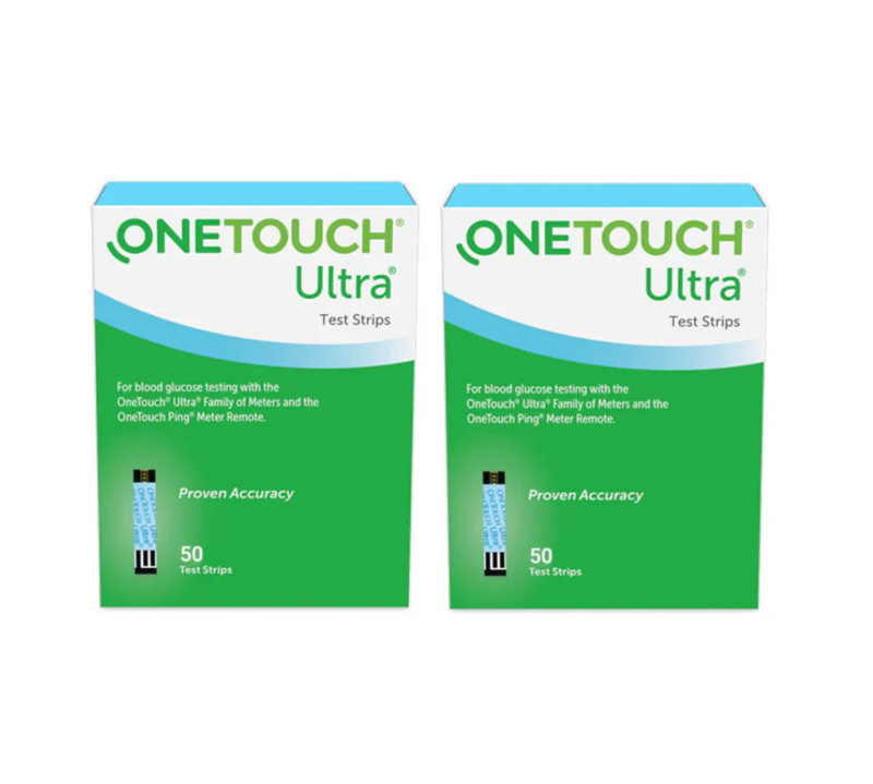 Strisce reattive per glucosio OneTouch Ultra - 100 ct.